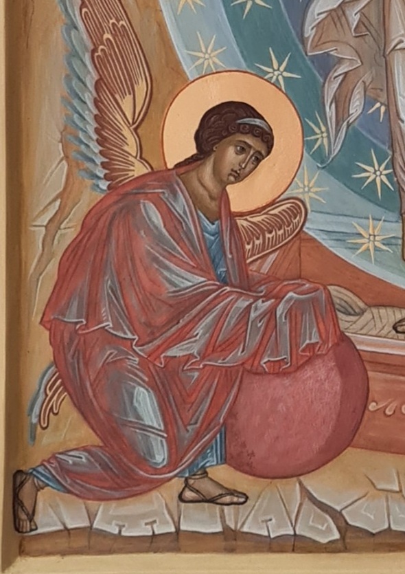 Detail from the Resurrection icon